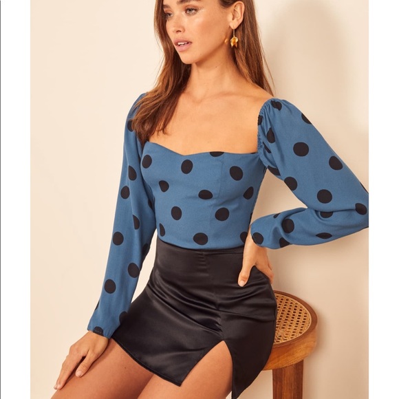 Reformation Tops - NWOT Reformation Marjorie Top in Porto